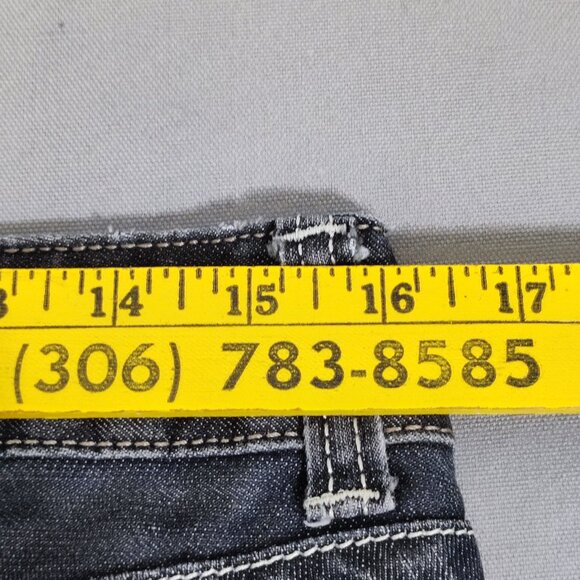 Guess Jeans women's size 29 medium washed grey colour Pismo Straight leg denim - Picture 10 of 14